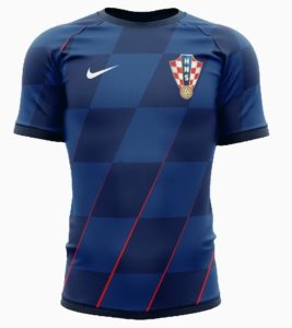 Croatie Euro 2024 maillot de foot exterieur