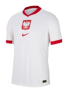 Pologne maillot domicile Euro 2024 football