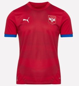Serbie Euro 2024 maillot de foot domicile