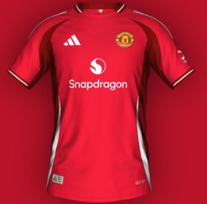 Manchester United 2025 maillot domicile foot prediction