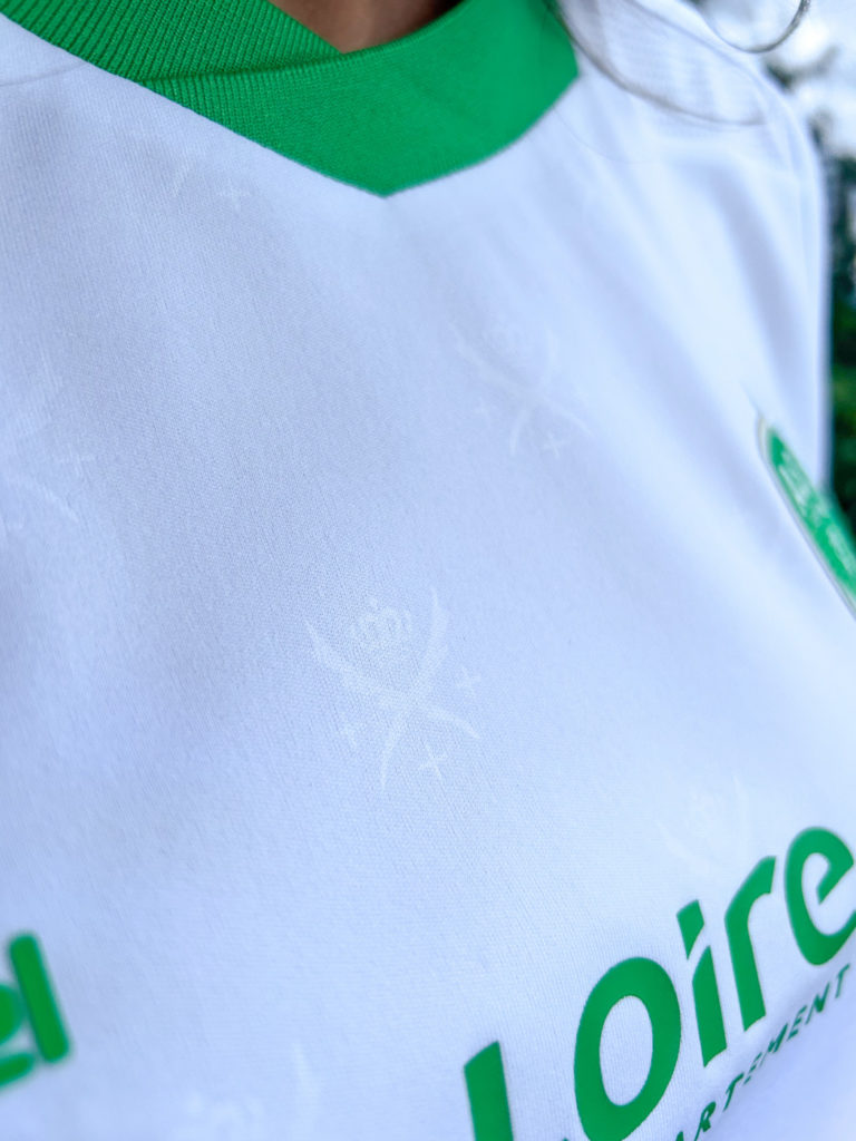 Maillot Extérieur AS Saint-Etienne 2002-2003 – Umbro Taille S – Blanc – Occasion Avec Défauts