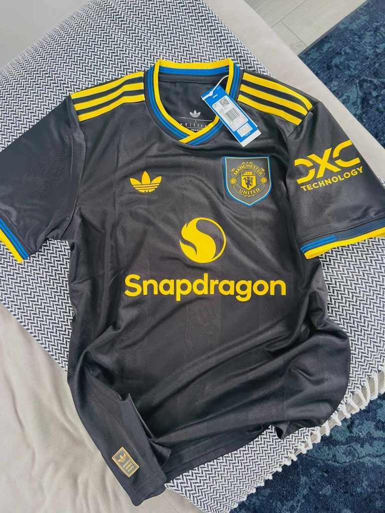 Maillot Manchester United 3e Maillot 2008/2009 - Homme Taille M, Bleu, Nike