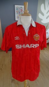 Maillot de Manchester United 1992 Sharp – vintage