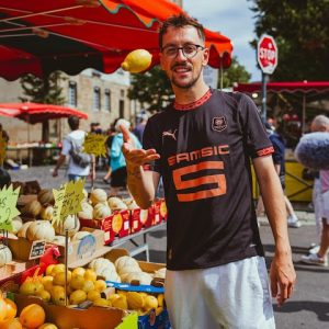 Enseigne Lumineuse LED Stade Rennais – Logo Maillot – Décoration Murale