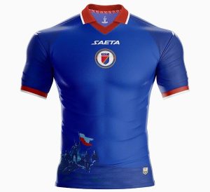 Haiti maillot de foot domicile coupe du monde 2026