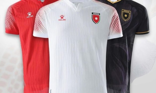 Les maillots de la Jordanie pour la Coupe du Monde 2026 par Kelme