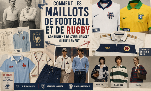 Comment les maillots de football et de rugby continuent de s&rsquo;influencer mutuellement