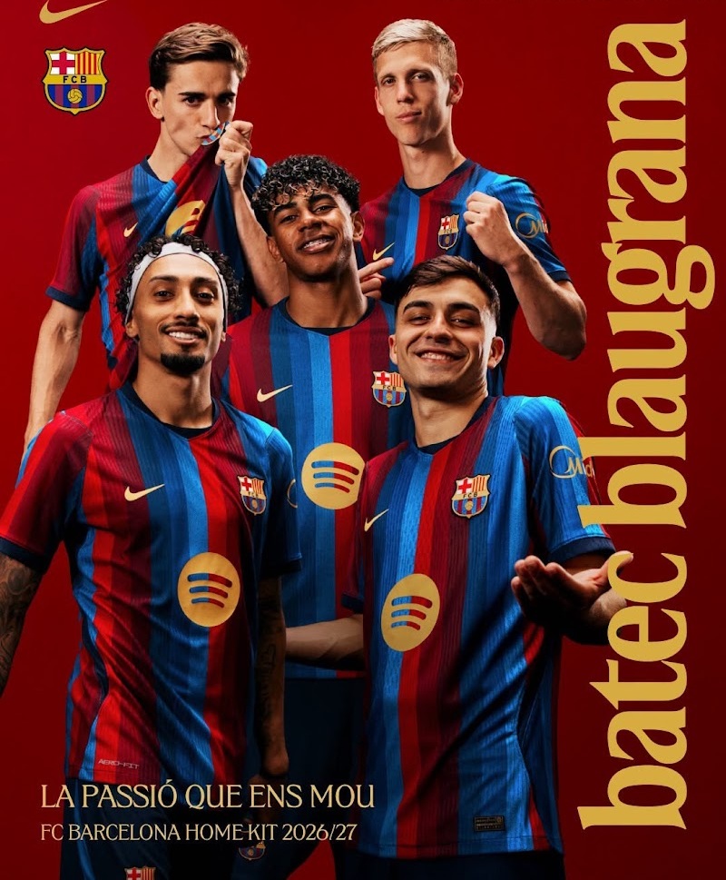 nouveau maillot de foot FC barcelone 26 27 nouveau maillot de foot FC barcelone 26 27