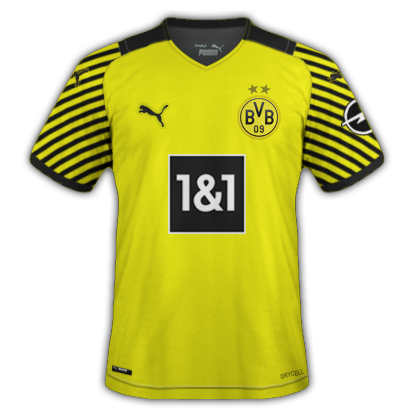 Dortmund maillot domicile 2022