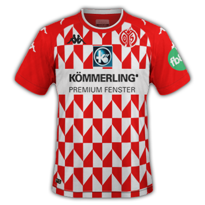Mainz maillot domicile 2022