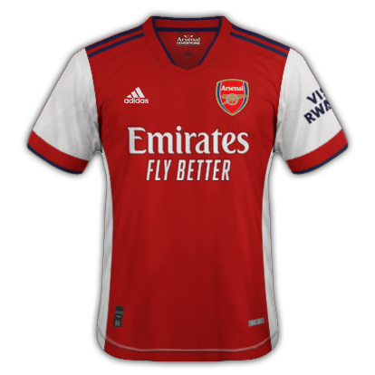 Arsenal maillot domicile 2022