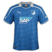 Maillot de foot 2013-2014 de hoffenheim maillot domicile 2013 2014