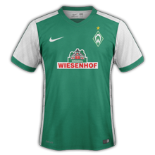 Werder breme maillot domicile 2016