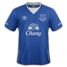 Everton maillot domicile 2016