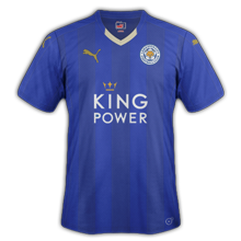 Leicester maillot domicile 2016
