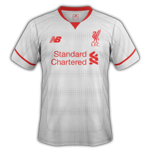 Liverpool maillot extérieur 2016