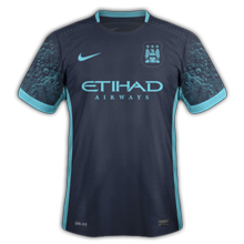 Manchester city maillot extérieur 2016