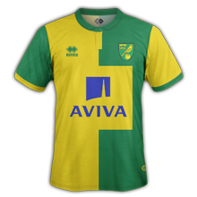 Norwich maillot domicile 2016