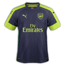Arsenal 3ème maillot third 2016 2017