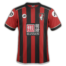Bournemouth maillot domicile 2016 2017