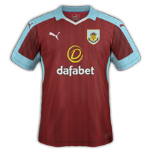 Burnley maillot domicile 2016 2017
