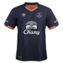 Everton maillot extérieur 2016 2017
