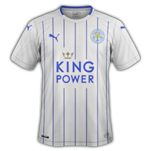 Leicester 3ème maillot third 2016 2017