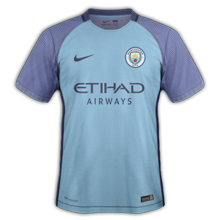 Manchester city maillot domicile 2016 2017