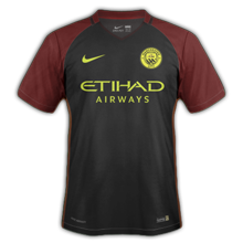 Manchester city maillot extérieur 2016 2017