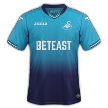 Swansea maillot extérieur 2016 2017