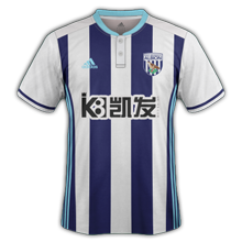 West bromwich maillot domicile 2016 2017