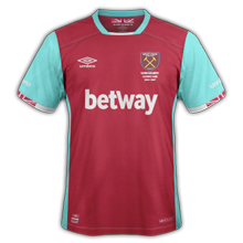 West ham maillot domicile 2016 2017