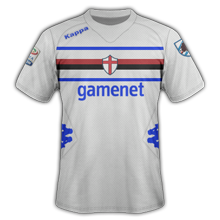 Maillot de foot 2012-2013 de sampdoria exterieur