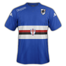 Maillot de foot 2014-2015 de sampdoria maillot domicile 2014 2015