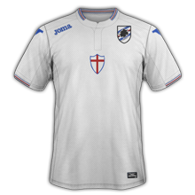 Maillot de foot 2015-2016 de sampdoria maillot exterieur 2015 2016