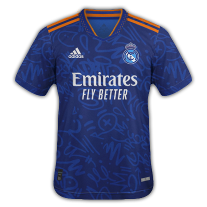 Real madrid maillot extérieur 2022