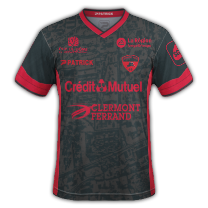 Clermont 3ème maillot third 2021-2022