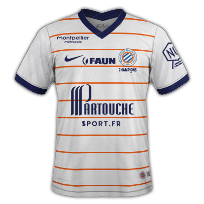 Montpellier maillot extérieur 2021/2022