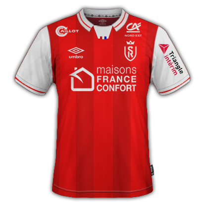 Reims maillot domicile 2021-2022