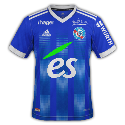 Strasbourg maillot domicile 2021-2022