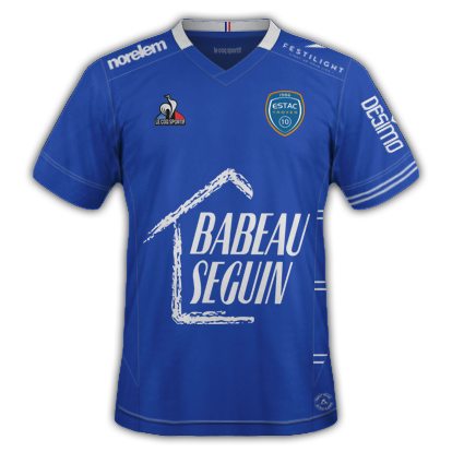 Troyes maillot domicile 2021-2022