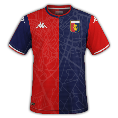 Genoa maillot domicile 2022