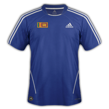 Maillot de foot 2011-2012 de srilanka domicile