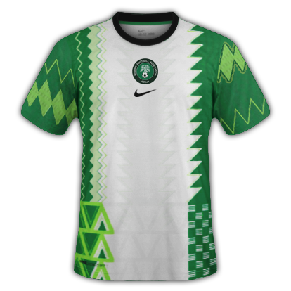 Maillot de foot de nigeria maillot domicile