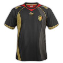 Maillot de foot 2011-2012 de belgique exterieur