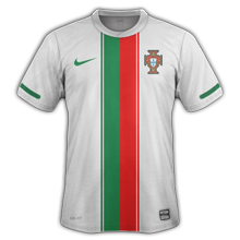 Maillot de foot 2011-2012 de portugal exterieur