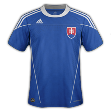 Maillot de foot 2011-2012 de slovaquie domicile