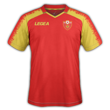 Maillot de foot de montenegro maillot domicile